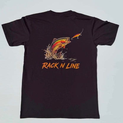 Rack N Line Bass Strike Tee – Black
